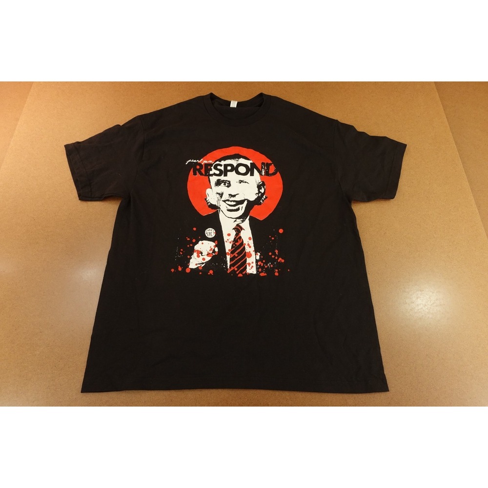 Pearl Jam Dark Matter Tour 2025 Respond Graphic Adult XL Black T-Shirt